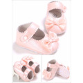 Guangzhou wholesale Cute Jelly kid shoes Fancy toddler girl baby shoes bow-knot Lovely flat wedding sandals shoes 5 Colors